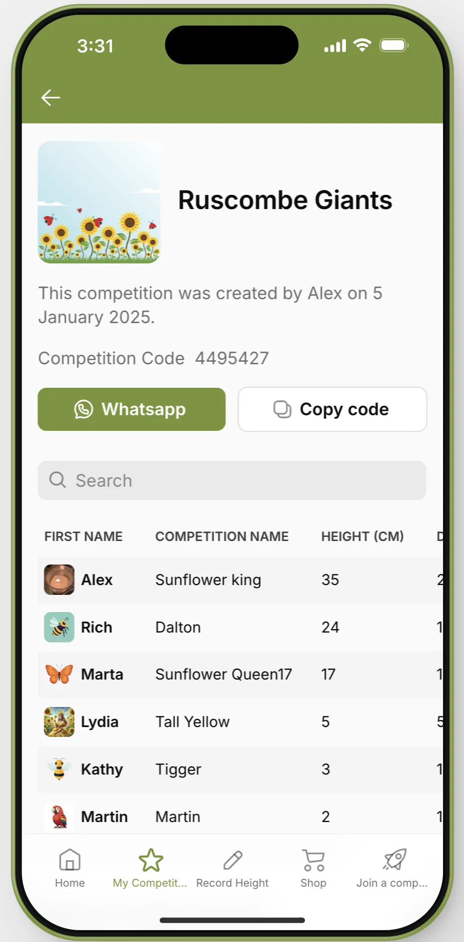 Competition Example 1