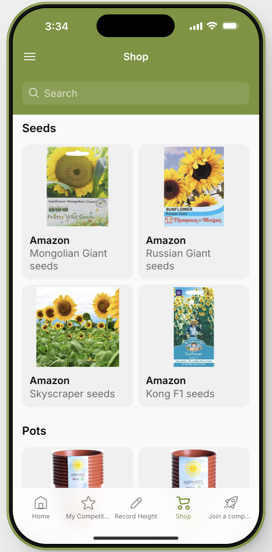 Shop Screen